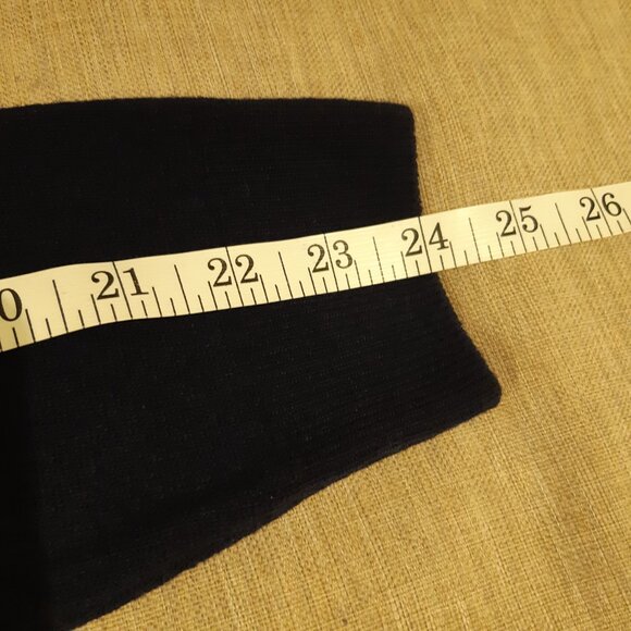 NWOT United Colors of Benetton Crew Neck Merino Wool Sweater Dark Blue M Unisex - Picture 10 of 13